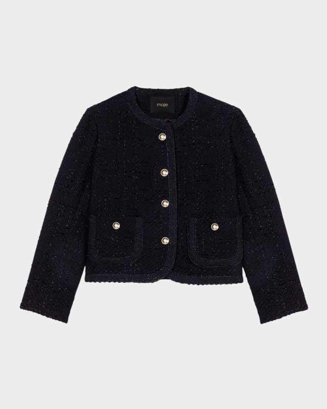 Vibleed Shiny Tweed Blazer